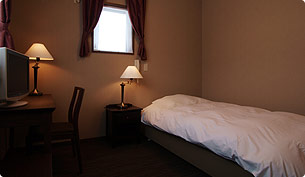 A guest room to be able to spend with a calm atmosphere calmly.